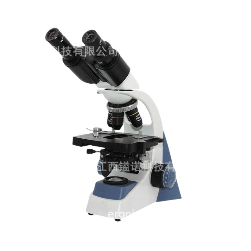 instrumento de laboratorio de microscopio electrónico biológico de bisagra binocular de alta definición y alta ampliación especial / detector de células