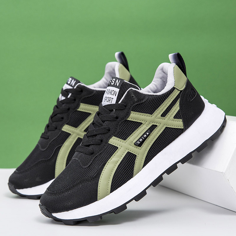 Trend fashionable breathable comfortable sneakers for leisure