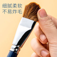 Watercolor Set Including Wolf Hair Watercolor Brushes, Acrylic Art Brushes, Round Tip Brushes, Fan Brushes, Nylon Sable Oil Paint Brushes