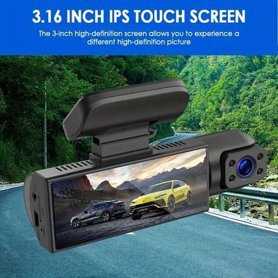 Driving recorder car front and car