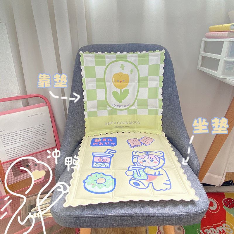 漫画アイスパッド夏かわいいオフィス冷却クッションゲル冷却新しいアイスパッド学生おならクッション夏クール 2 メートル|undefined