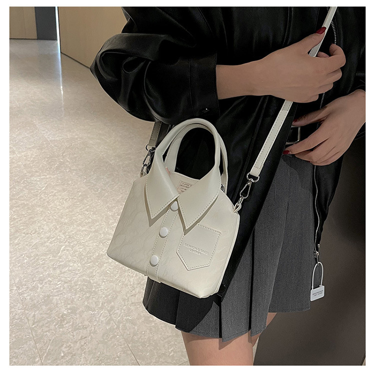 Borsa a secchiello a spalla elegante donna stile coreano moda_voghion.com