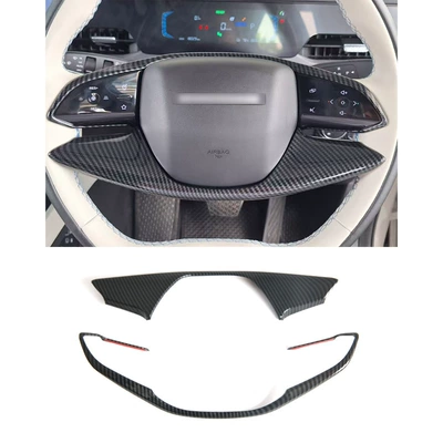 Car Door Handle, Door Bowl | Other Automotive Interior Supplies - for-jaecoo-j5-ev-lhdrhd-2-pieces-of-steering-wheel-abs-carbon-fiber-texture