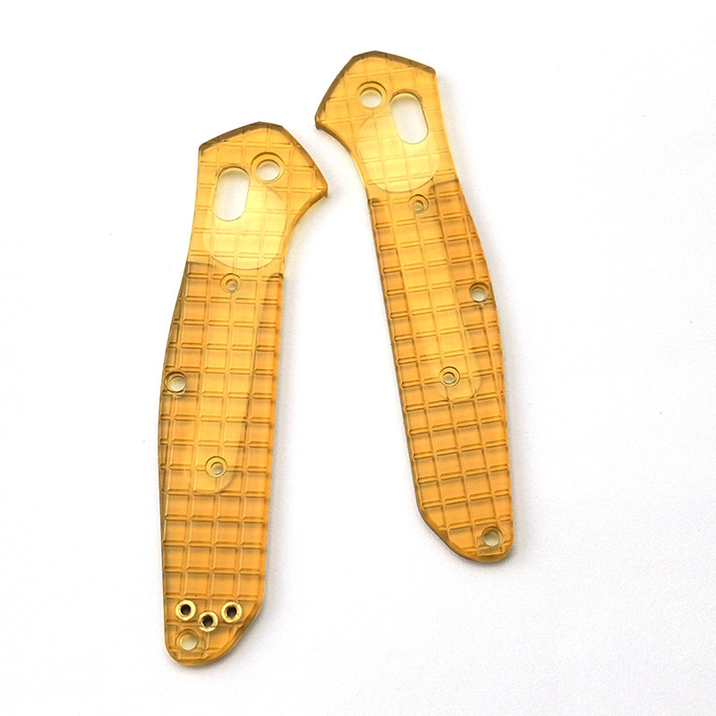 Benchmade 940 Osborne 刀具配件 蝴蝶940贴片刀柄 透明PEI手柄