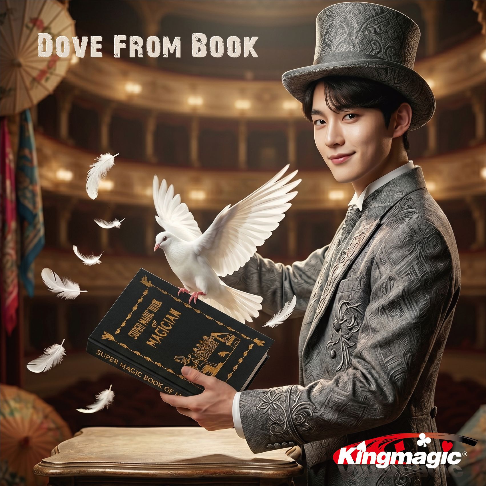 Doves come out of books