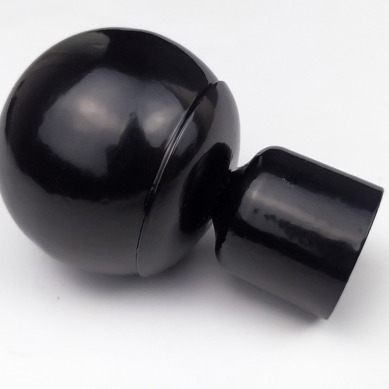 Iron curtain rod head curtain rod two ends round head diameter curtain rod decorative head Roman rod curtain head seal