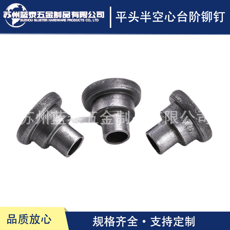 可批发台阶铆钉不锈钢支承钉离合器压盘紧固件半空心高强度防锈