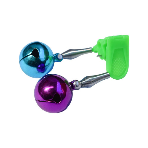 Fishing bell high sensitivity anti-falling spiral pure copper sea rod bell night light alarm fishing clip