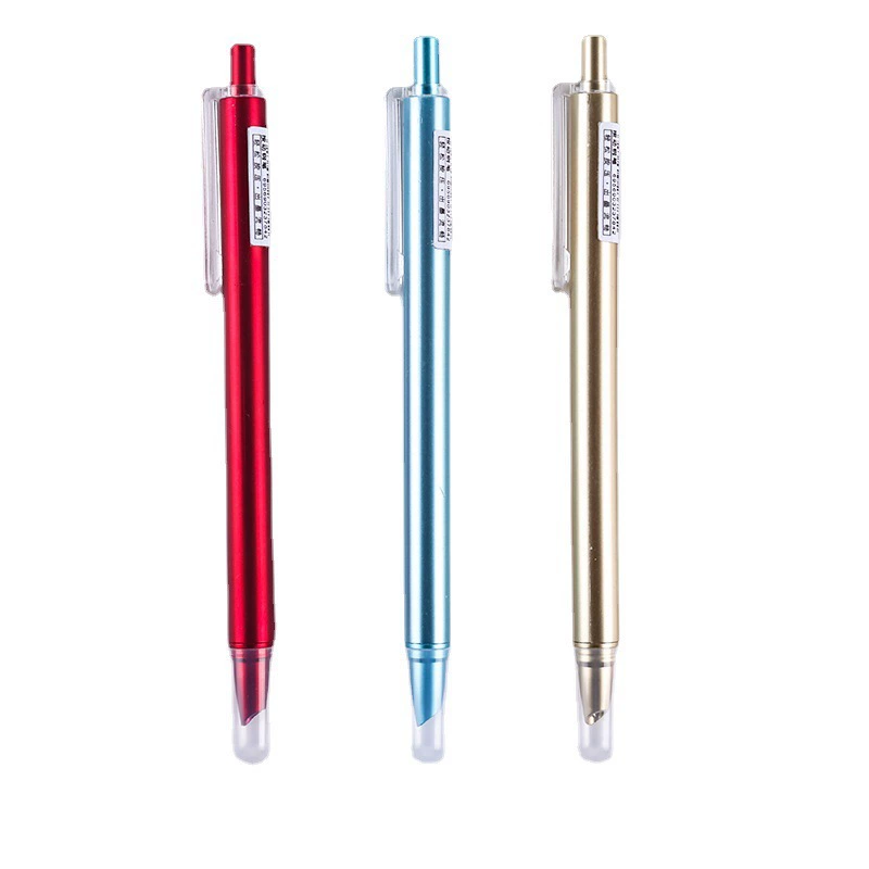 Blue black changeable pen, set, wholesale, 0.38mm