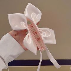 韩系甜美高马尾神器可爱蝴蝶结发饰2025新款发夹后脑勺高端香蕉夹