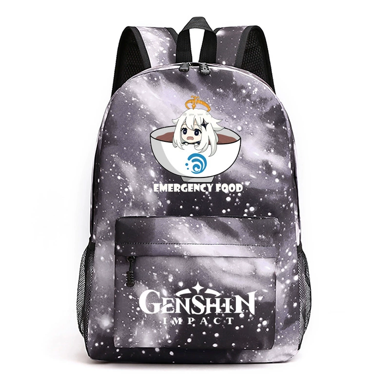 (Cross-border trading), Genshin Impact, starry sky, backpack, school bag for students, Amazon