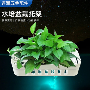 Fish tank wall-mounted hydroponic sweet potato basket household aquatic plants green radish planting blue fish tank landscape decoration hydroponic plant basket