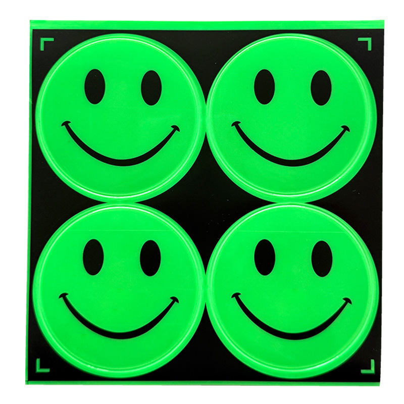 65*65*녹색*PVC 반사 격자 + 자체 접착