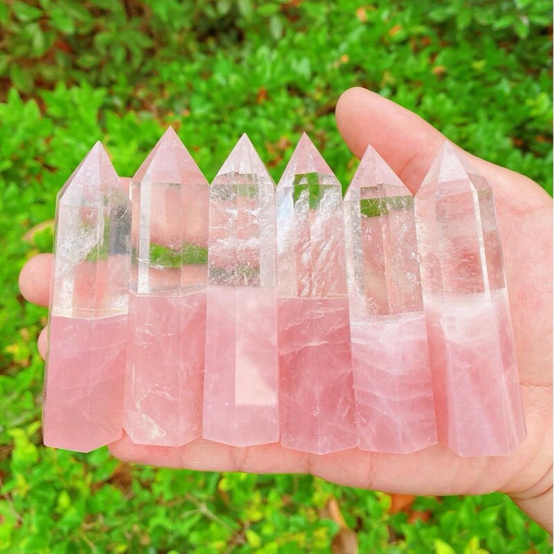 White Powder Crystal Column Raw Stone Office Home Diffuser Mineral Ornaments Decoration Gift Creative Relocation Gift Box White Powder Crystal Column Raw Stone Office Home Diffuser Mineral Ornaments Decoration Gift Creative Relocation Gift Box