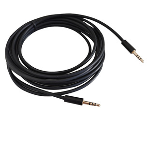 3 meters long 2.5mm male-to-male four-section extended head TV host stereo subwoofer all copper audio cable