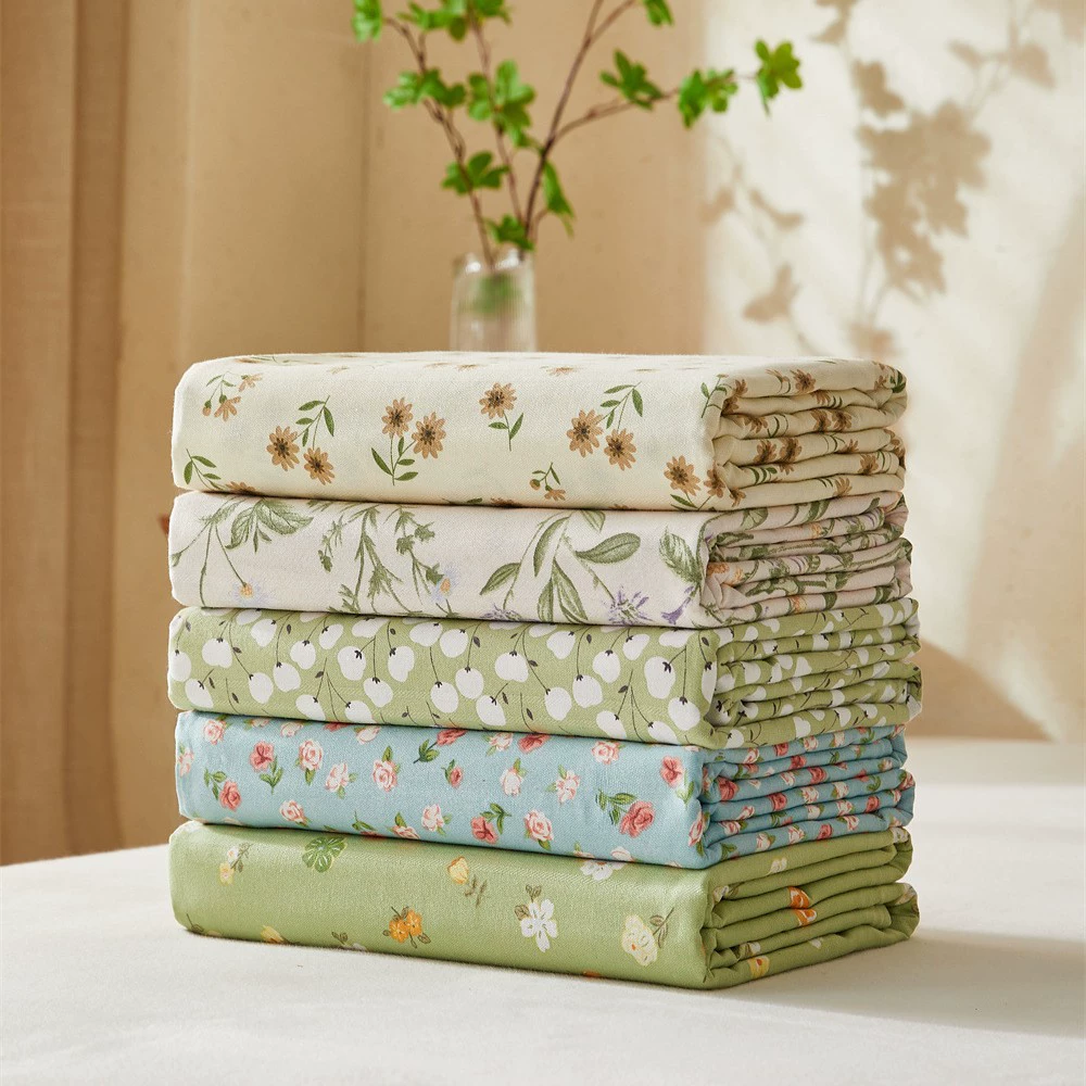 Популярный утолщенный шифрованный трехкомпонентный атласный новый ремесленный грубый тканевый охлаждающий коврик комплект постельного белья односпальная простыня Шаньдун