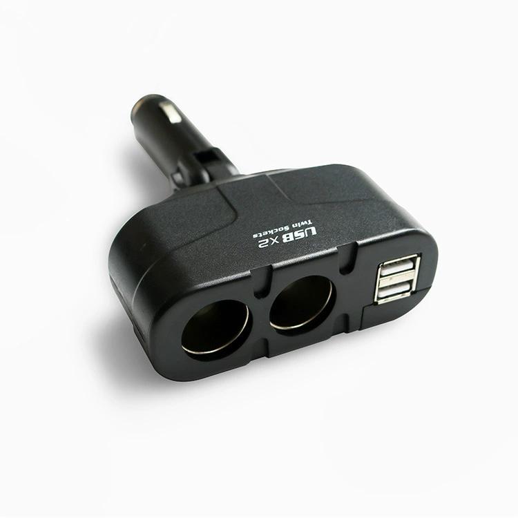 Заводской автомобильный прикуриватель двойной USB Direct Plug автомобильное зарядное устройство One Drag два складной автомобильный распределитель питания