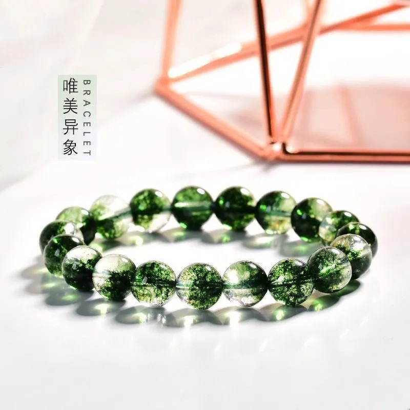 High quality green ghost k9 crystal bracelet / 6mm