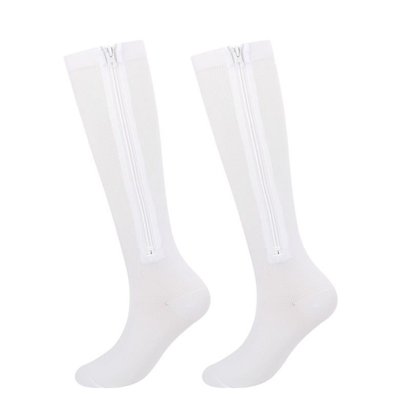 Calcetines de compresión deportivos y de fitness de Amazon con cremallera en la punta, calcetines elásticos de presión para correr al aire libre. image 12