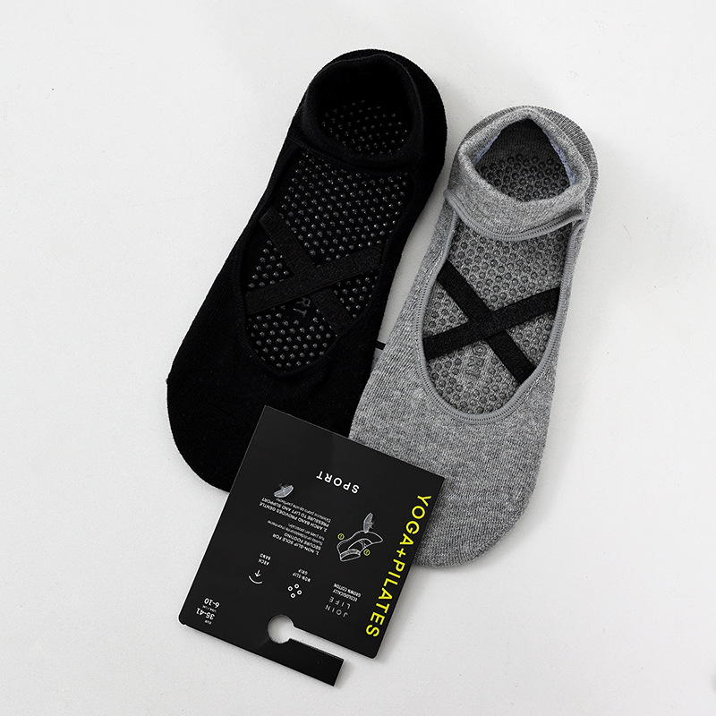 요가양말 2켤레 [블랙+그레이]