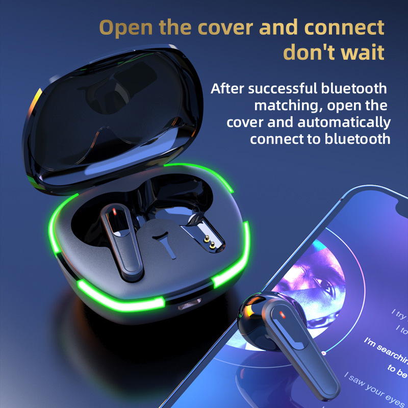 Cross-border new private model PRO60 Bluetooth headset TWS in-ear low latency e-sports game 5.1 e-commerce trade T