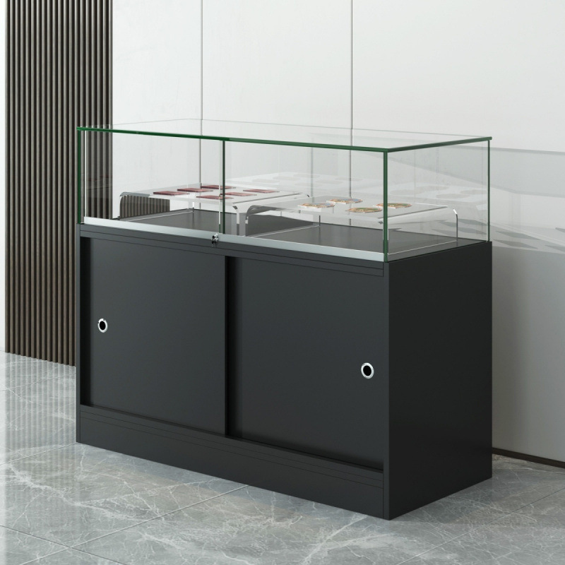 玻璃珠宝首饰展示柜商场柜台样品展览博物馆文物陈列柜商场玻璃柜