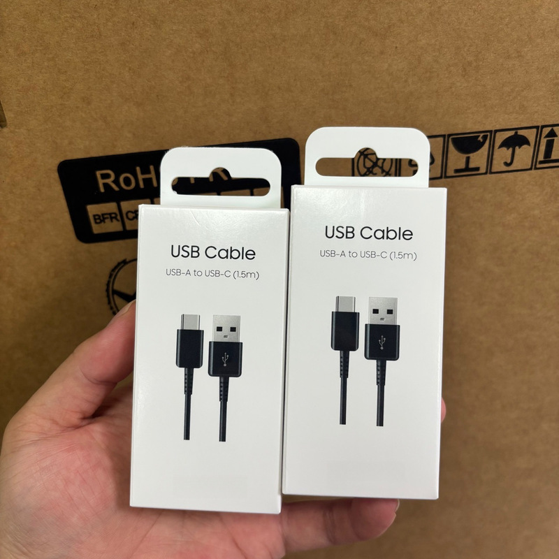 Suitable for Samsung Original 1.5m USB Charging Cable S8/S9/S10 Factory Original Fast Charging Cable Type-C Data Cable