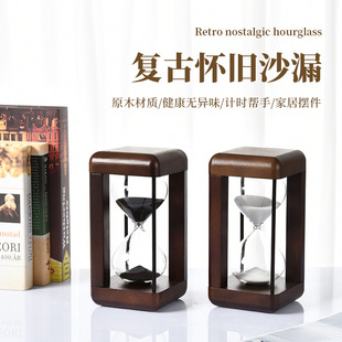 Customized Four-Column High-End Anti-Fall Hourglass Kidsren's Gift Creative Ornament Time Hourglass