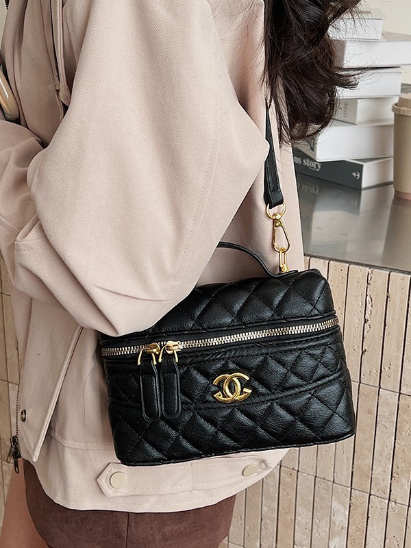 Bolsa de viento de alta calidad de diamante 2026 nuevo exquisito bolso cuadrado de estilo extranjero bolso de mujer retro versátil