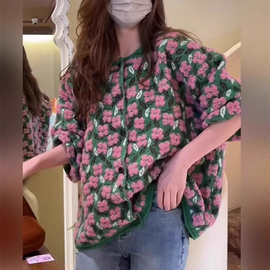 毛衣女开衫外套女装春秋季新款设计感小众慵懒风减龄内搭针织上衣