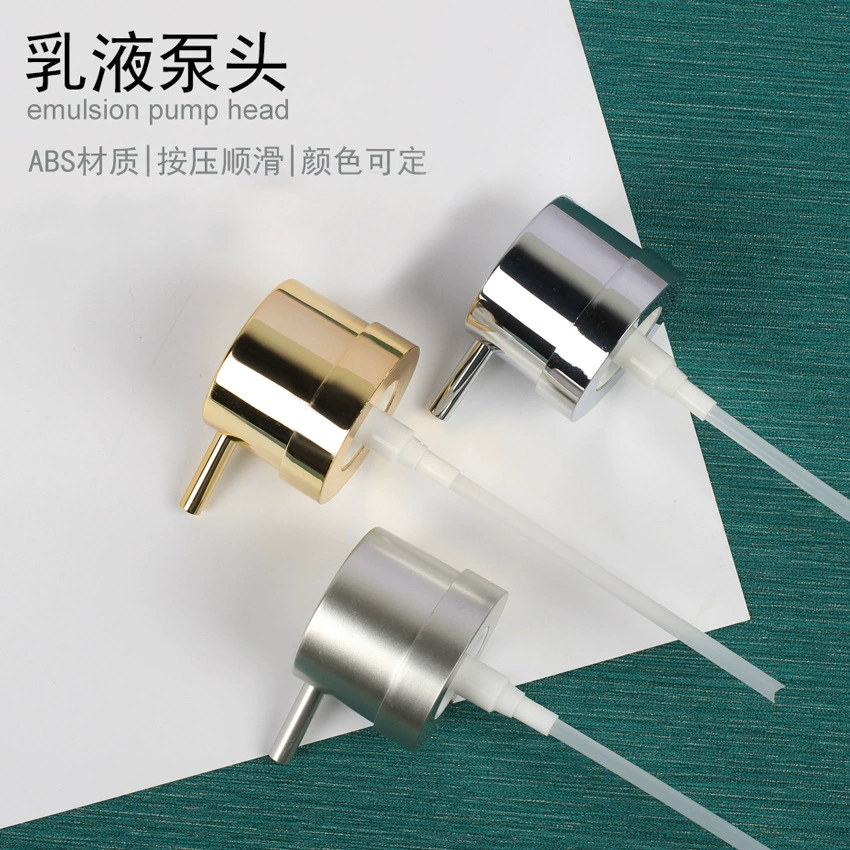 Новая цилиндрическая пластиковая ABS Гальваническая насадка эмульсионный насос головка новая головка насоса аксессуары для ванной комнаты круглый рот квадратный рот насос