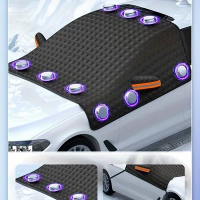 with 12 Magnets, Thickened Half: Car snow shield