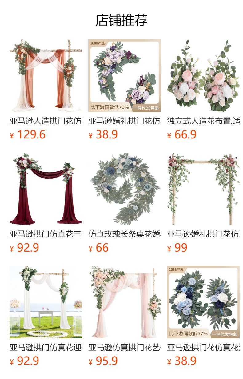 预览状态下无法点击,发布后,可点击跳转到对应的商品页面