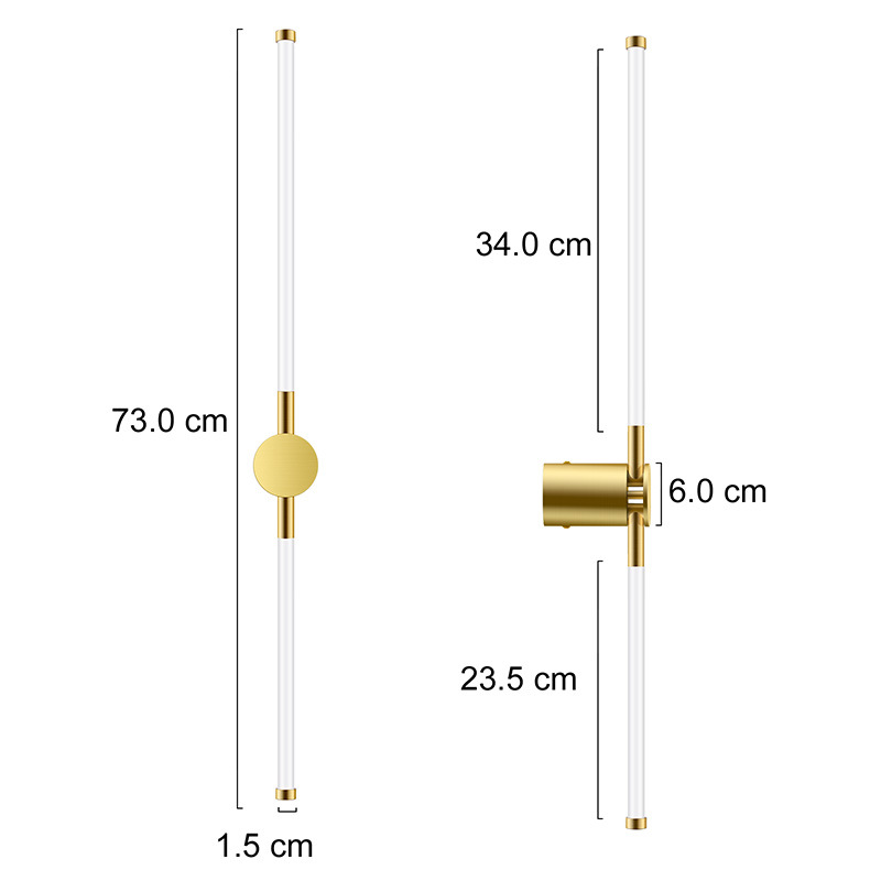 Nordic Luxury LED Linear Indoor Strip Light High-end Decorative Living Room Bedroom Bedside Wall Lamp_voghion.com