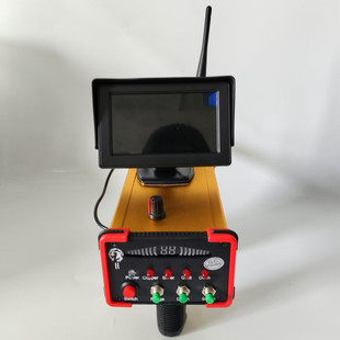 New Gold Red Border Display Remote Metal Detector Positioning Machine Scan Search Instrument