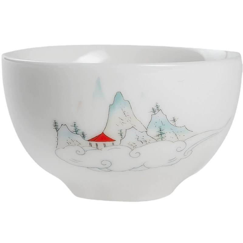 Синие-цветные чаи Lu Jade porcelain чайная чашка керамическая чашка персональная чашка фарфоровая чашка одна чашка кунг-фу чашка