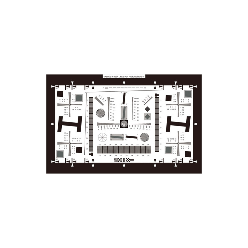 ISO12333 해상도 테스트 카드 2000 라인 디지털 카메라 정의 픽셀 테스트 HD 차트