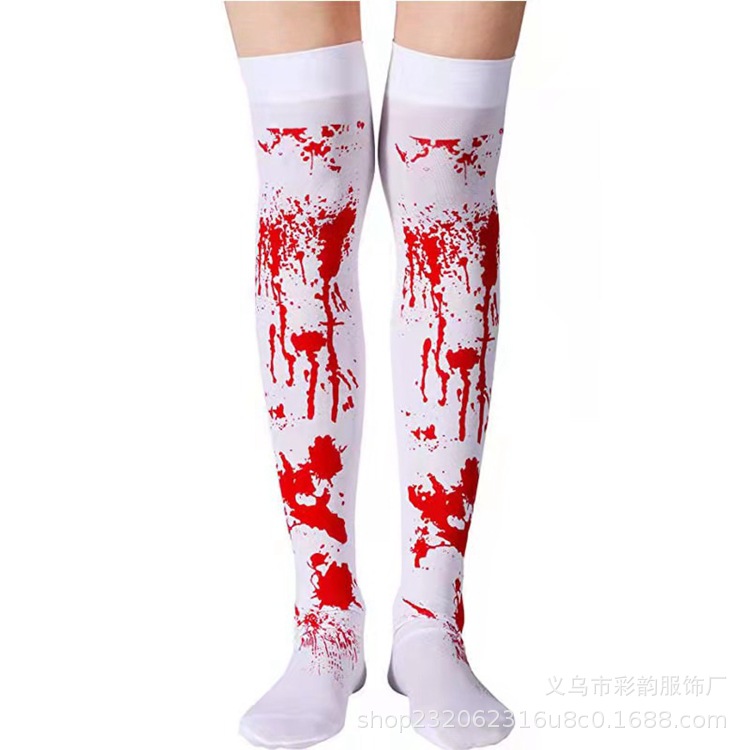 Amazon Halloween máscaras vampiro guantes de sangre calcetines enfermeras de sangre calcetines con guantes de sangre
