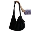 Fashionable universal capacious shopping bag for leisure, one-shoulder bag