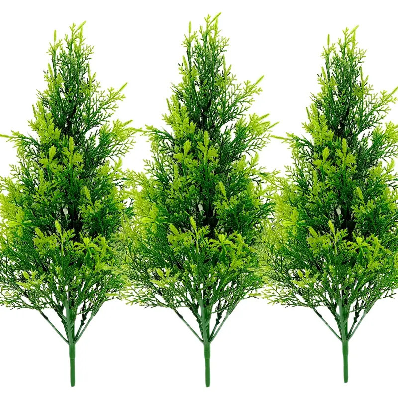 クロスボーダーシミュレーションクリスマスツリー小さなモミの木アマゾン人工緑植物鉢植え造花緑化装飾セット装飾品|undefined