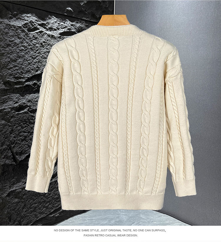 Herren Strickjacke Im Lagenlook Für Herbst Und Winter_voghion.com