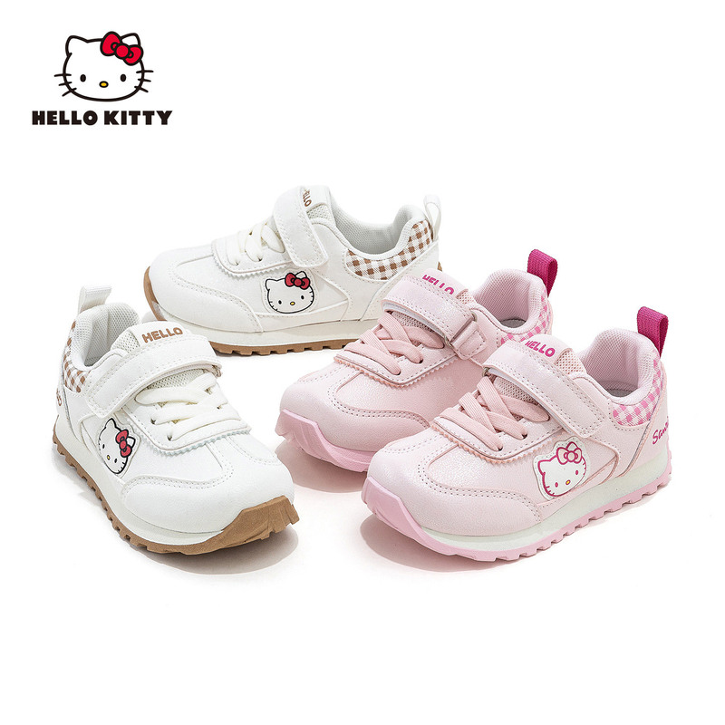HelloKitty children's sports shoes for girls, new autumn model, soft and lightweight, sweet dopamine children's shoes HelloKitty children's sports shoes for girls, new autumn model, soft and lightweight, sweet dopamine children's shoes