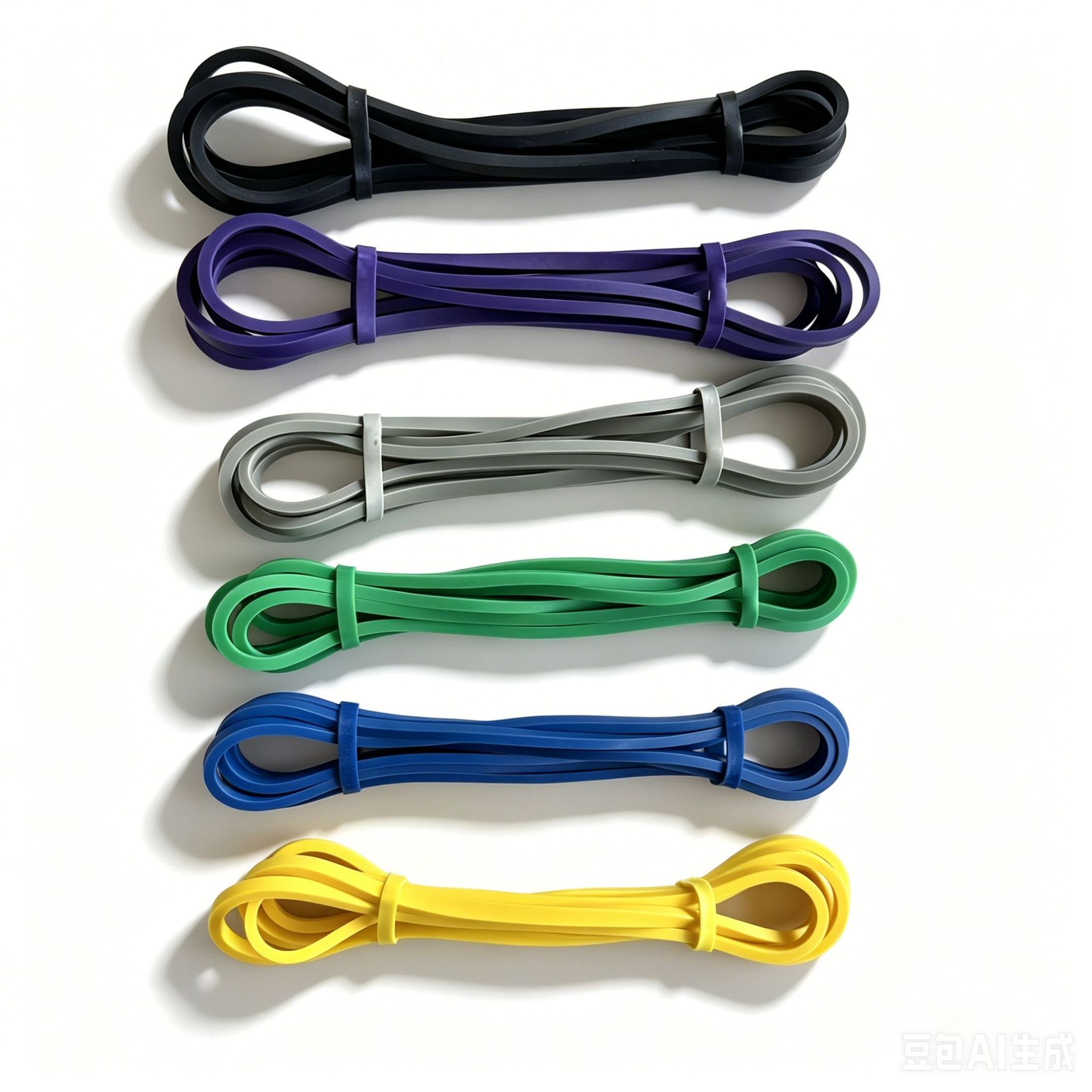 Color aleatorio 2080 correa de resistencia de látex de acondicionamiento físico calentamiento estiramiento preferido