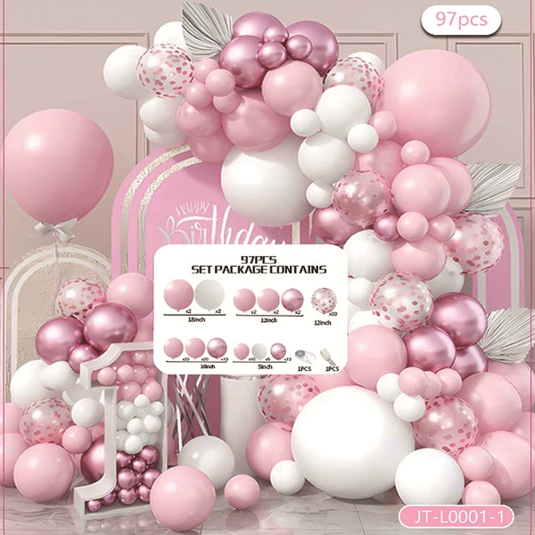 01-1 Balloon chain set + [glue and ribbon]