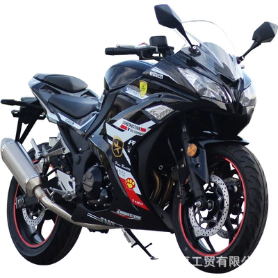 Elektrikli motosikletlər — Car National Four EFI - black-ninja-ii-200cc-single-cylinder-air-cooled-engine-gps-positioning-mobile-phone-bracket-licensing-procedures