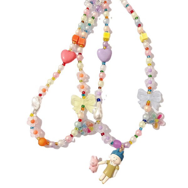 Matte acrylic beads