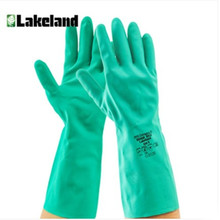 雷克兰-EN15F丁腈橡胶防化耐酸碱防油防有机化学工业劳保防护手套