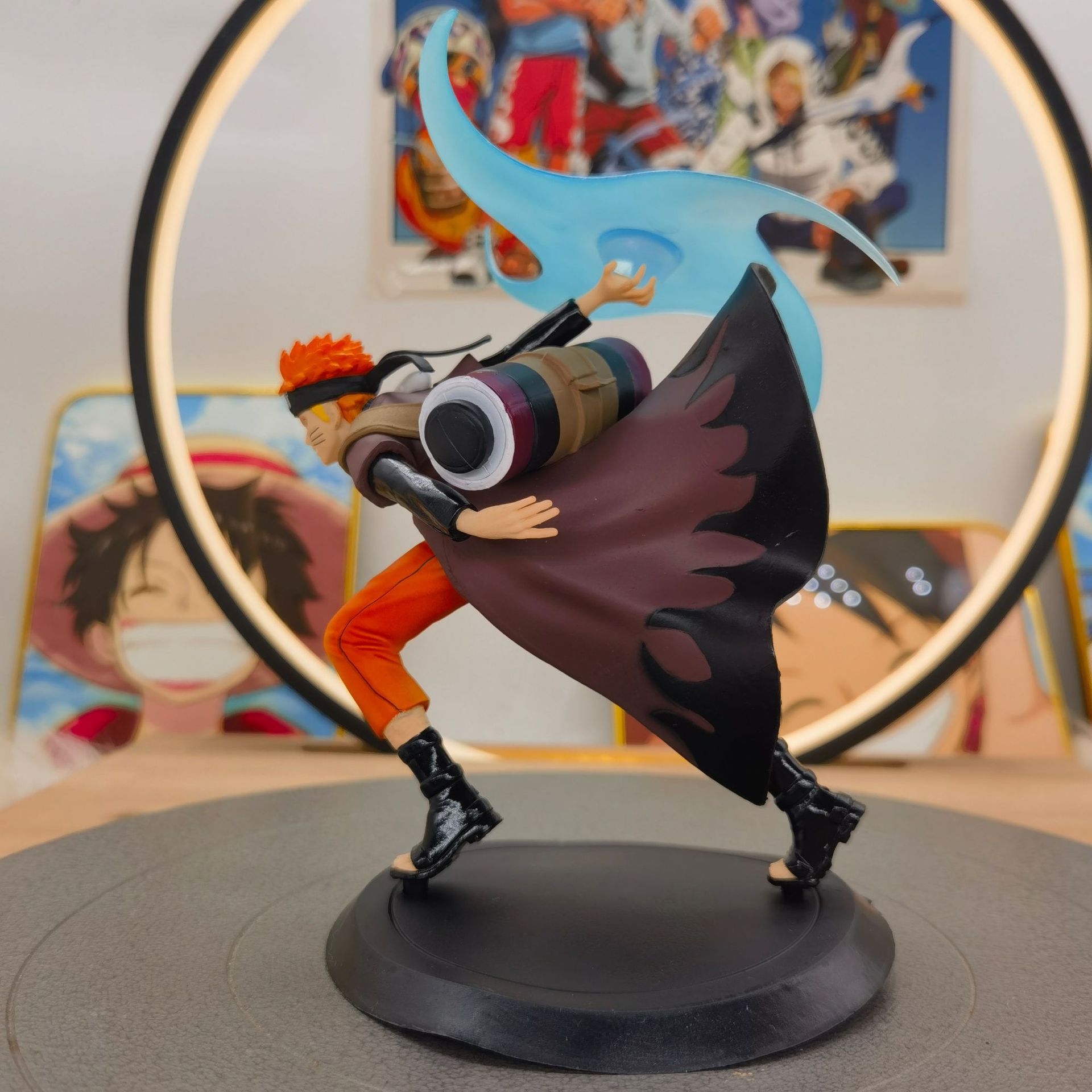 나루토 손으로 만든 소용돌이 나루토 장식품 2 세대 다밍 맨 인형 PVC 장난감 공장 재고