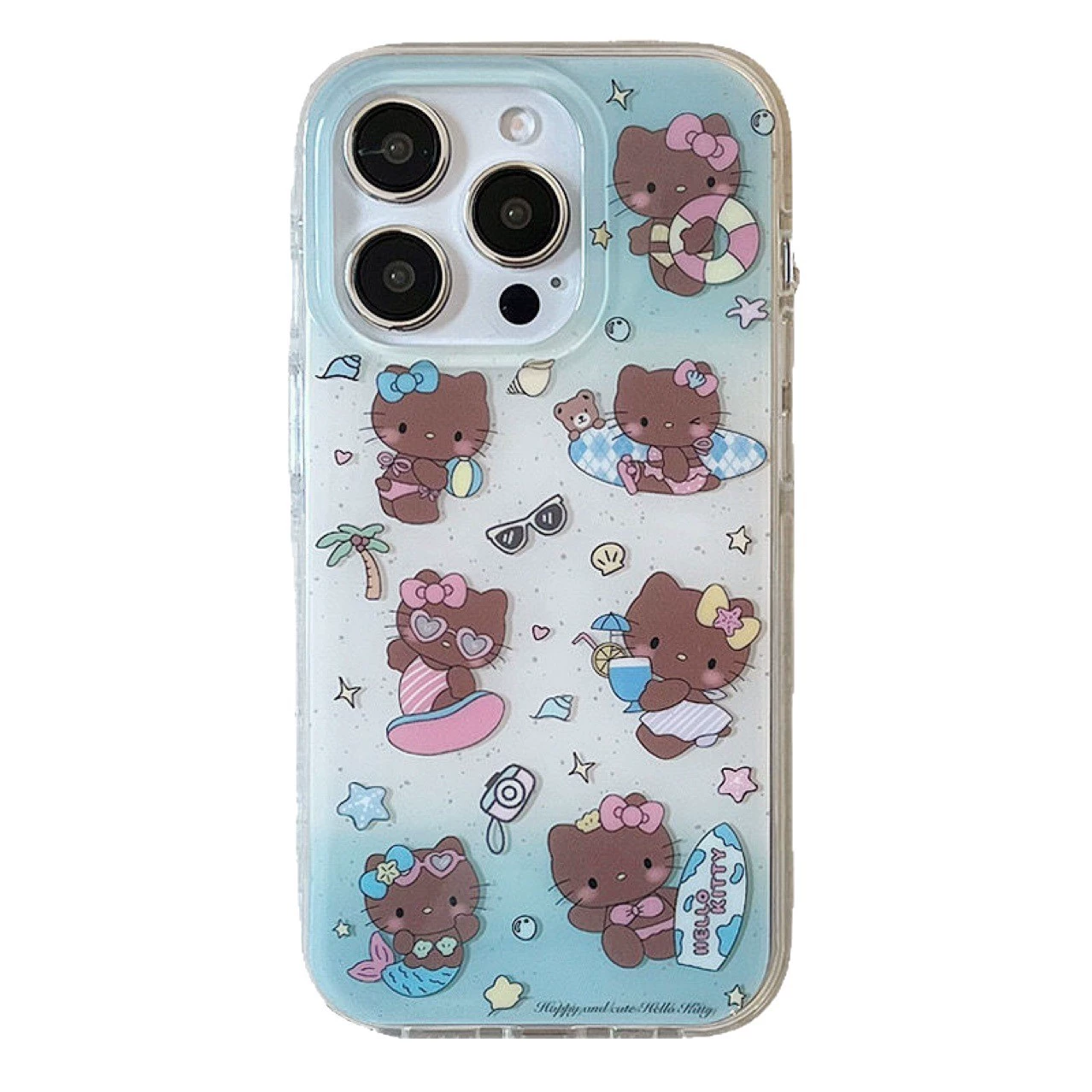 Hello Kitty, яблоко, милая доска для катания, совместима с iPhone 16, чехол для телефона, 16promax, iphone