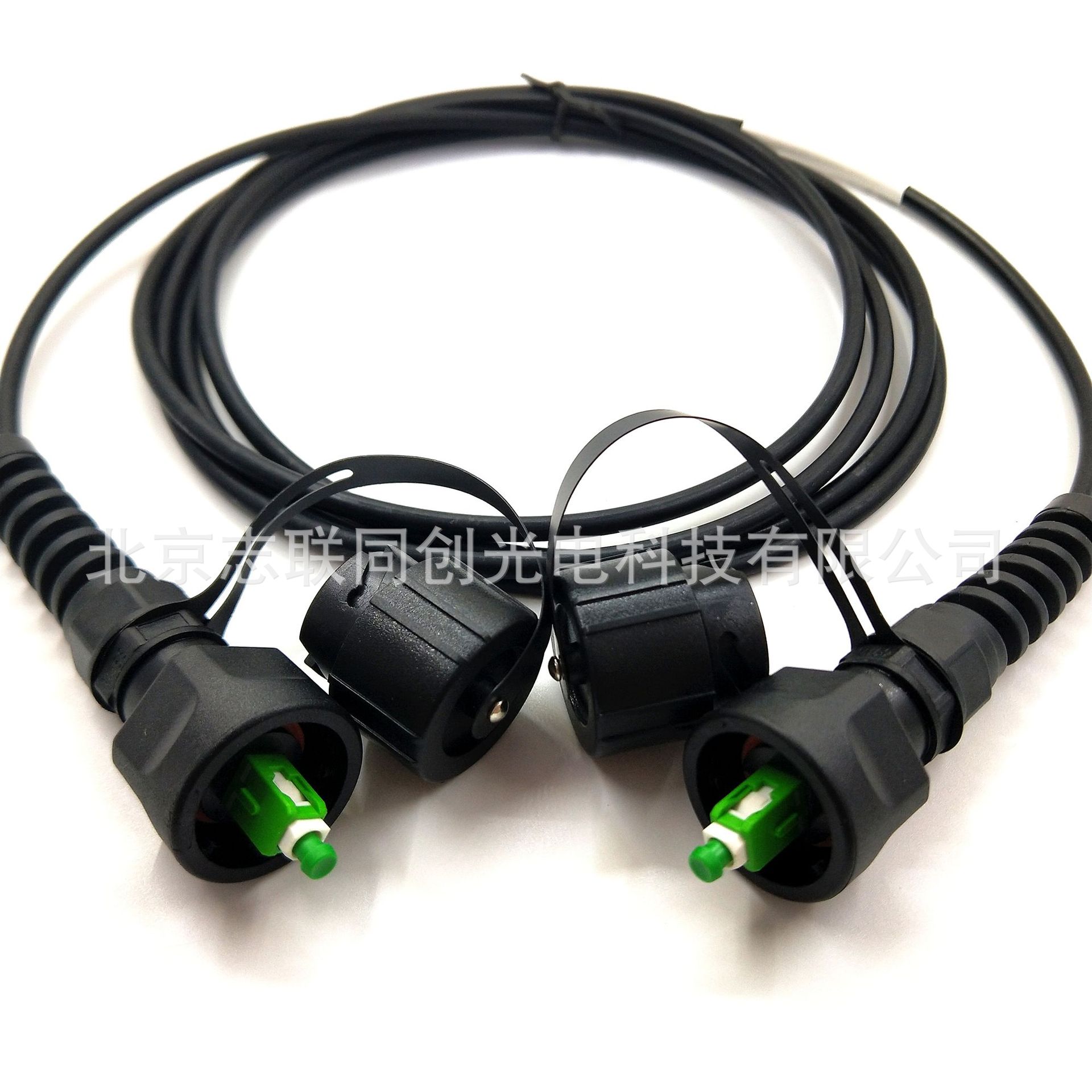 TELINK防水接头 IP67-ODVA/LC/SC/MPO 多芯光纤跳线 野战铠装光缆